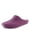 PLUM, variant on Women's LYNDEL Leather Clog with Adjustable Strap, Comfort Footbed, and Slip-Resistant Sole