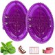 thumbnail image 1 of wonima11 Meridians Brush Massage Body Brush, Meridian Pressure Brush Set - Muscle Pain Relief, Beauty Salon Professional Custom Meridian Brushs, Handheld Wood Therapy Massage Tools (2-Purple(B)), 1 of 1