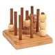 thumbnail image 3 of Irfora Juego de ajedrez de madera 3D XO Juegos de viaje Entretenimiento Juguetes educativos para niños Juego de mesa de mesa familiar para adultos Juego familiar Juego de mesa de estrategia de madera Irfora Juego de ajedrez, 3 of 7