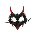 thumbnail image 1 of Máscara de Terror TBKOMH Decoración Facial Halloween Resina Media Cara Calavera, 1 of 2
