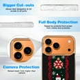 thumbnail image 6 of Case For Apple iPhone Air / 17 Pro / 17 Pro Max Series Case, Slim Thin Transparent Flexible Clear TPU Shockproof Phone Case For iPhone 17 Series, Knitted Christmas (3), 6 of 6