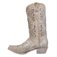 thumbnail image 3 of Ferrini Womens Mandala Metallic Inlay Snip Toe Cowboy  Mid Calf Boots, 3 of 5