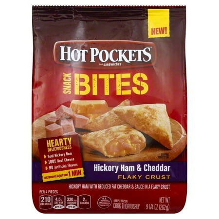 Hot Pockets Hickory Ham Cheddar Snack Bites 9 25 Oz Bag Hot Pockets Hickory Ham Cheddar Snack Bites 9 25 Oz Bag