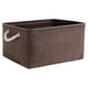 thumbnail image 2 of Moyic Contenedor de almacenamiento plegable para facilitar el acceso y la organización - Organizador de almacenamiento Caja de Almacenamiento y organización del hogar marrón 36*26*16, 2 of 6