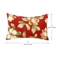 thumbnail image 4 of Roma Floral 19 x 12 in. Outdoor Rectangle Throw Pillow (Set of 2) by Greendale Home Fashions, 4 of 7