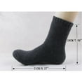 thumbnail image 3 of Prolriy Socks for Women Autumn and Winter Heavy Wool Socks Solid Color Medium Tube Socks Thick Warm Hoop Socks Stockings and Fluffy Towel Socks Womens Socks Purple One Size, 3 of 4