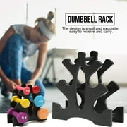 Cheers.US Compact Dumbbell Bracket 3-Tier Tree-Shaped Dumbbell Rack, Mini Weight Lifting Dumbbell Storage Holder Floor Bracket for Home Gym Workouts Office Fitness