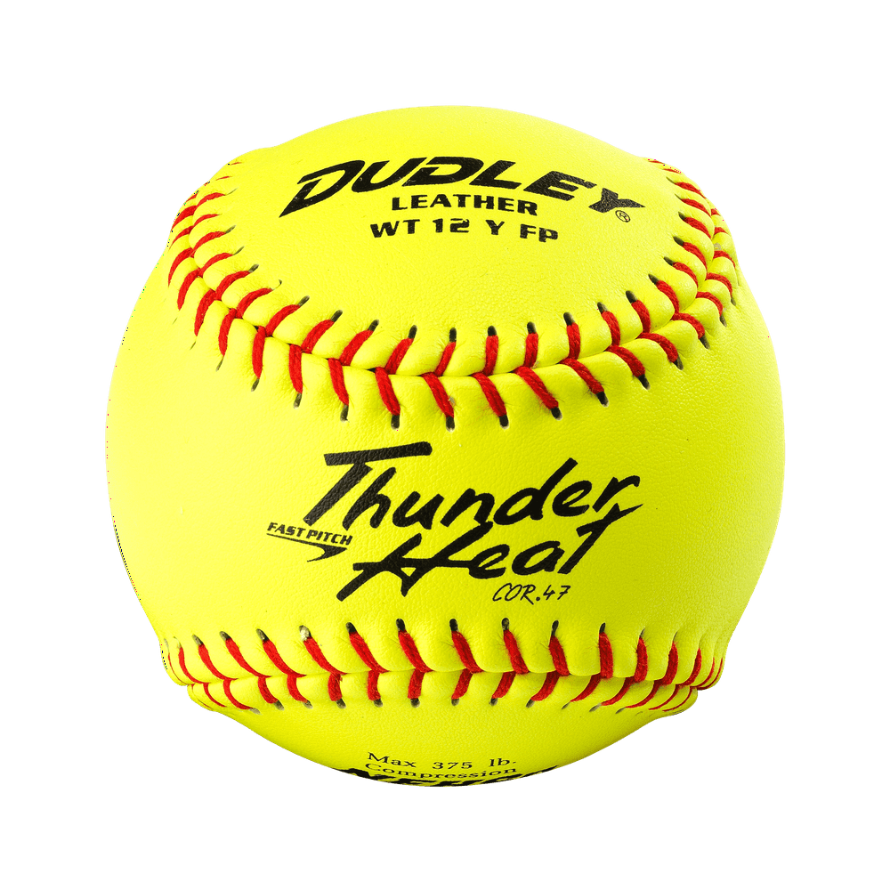 Dudley 12" NFHS Thunder Heat Fastpitch Leather Softball