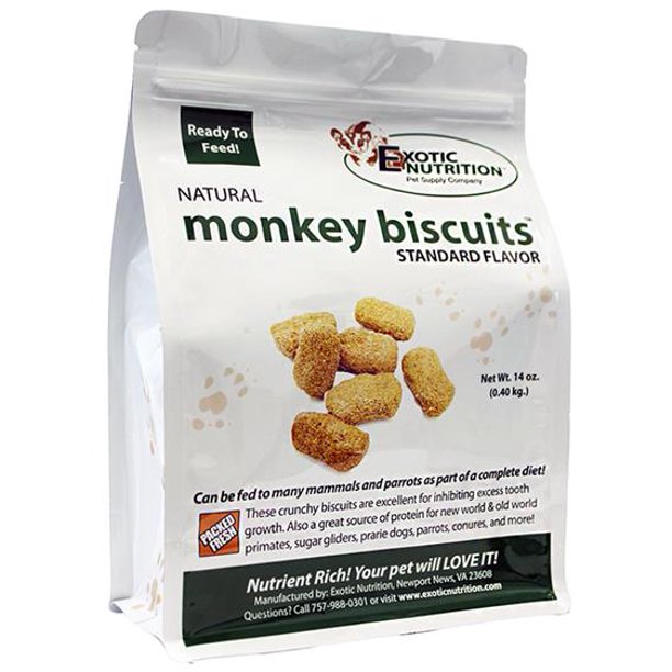 Exotic Nutrition Monkey Biscuits Standard 14 oz. Primate Food