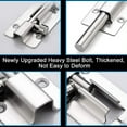 thumbnail image 3 of EASTIN 2 Pack Slide Barrel Bolt Latch Sliding Latch Lock  Stainless Steel Sliding Lock for Door Security, 3 of 5