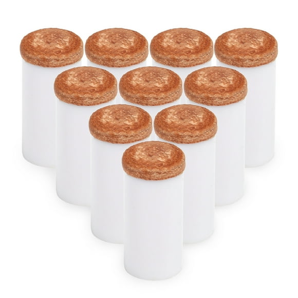 Pool Cue Tips 10PCS Pool Cue Tips Hard Plastic Cue Stick Férulas Billiard Cue Head 12MM / 13MM Tomshoo Pool Cue Tips