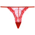 thumbnail image 1 of Gibobby Calzones de encaje para mujer Tanga sexy Ropa interior Calzoncillos de encaje Bragas bajas para mujer Calzoncillos Cintura Bragas para mujer(Rojo,Talla única), 1 of 2