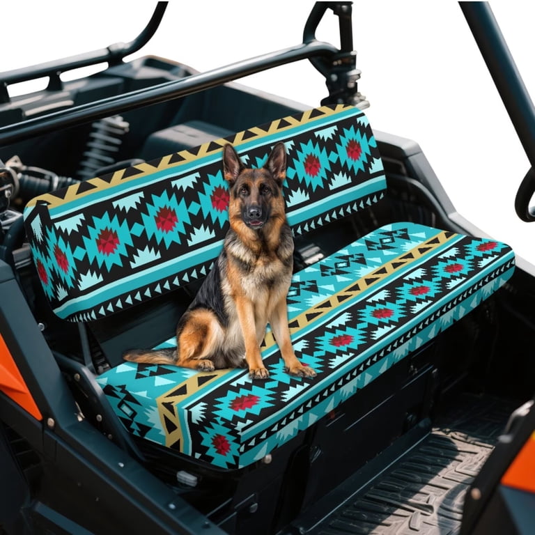 Uorisanigo Mule Seat Cover Anti-Slip Southwestern Aztec Tribal