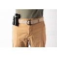 thumbnail image 4 of Contemporary Home Living 42" Khaki Unique Long D-Ring Cavas Belt for Men and Women - Small Size, 4 of 8