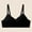 Black, variant on Girls Seamless Training Bra Fixed Cup Comfort Breathable School Activities Light Support Wire Free Starter Undergarment(White,14 Years)