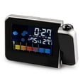 thumbnail image 1 of LED Color Screen Weather Forecast Projection Alarm Clock Electronic Clock Perpetual Calendar Weather Station, 1 of 5