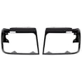 thumbnail image 2 of KOJEM Headlights Bezel Pair Fit for 1992-1996 Bronco/1992-1997 Ford F150 F250 F350 Left & Right Headlight Door Trim LH & RH Set, 2 of 11