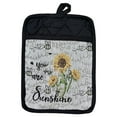 thumbnail image 4 of Set of 10, You are My Sunshine and Sunflower Design Tapestry Kitchen Towel Set, Include 4 Placemats, 4 Kitchen Towels, Potholder  Oven mitt., 4 of 8