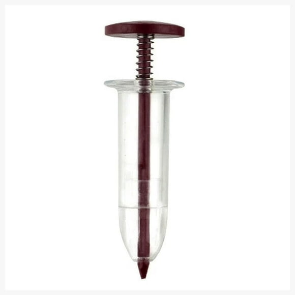Queilt Seeder Syringe Mini Plastic Seedling Seed Dispenser Manual Seeder Seed Spreader Garden Seedling Dispenser Small Seed Spreader Gardening Tool