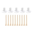 thumbnail image 2 of jinwen Golf Rubber Tee Holder Accessories Golf Tees Set for Golfer Beginners Indoor 38mm, 2 of 9
