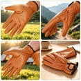 thumbnail image 6 of Juaoua Leather Work Gloves for Men & Women,Thorn Proof Gardening Gloves,Reinforced Durable Gardening Gloves for Yard Work,Firewood and Farm Tasks,Flexible Protective Gloves,Puncture & Cut Resistant, 6 of 8