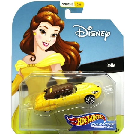 Belle Beauty and The Beast Hot Wheels Disney Character Cars Diecast Car 1:64 (The Best Disney Characters)
