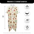 thumbnail image 6 of HELLHERO Geometric Diamond Kimono Cover Up - Lightweight Breathable Beachwear for Women | Perfect for Summer Vacation, Poolside & Tropical Trips, 6 of 6
