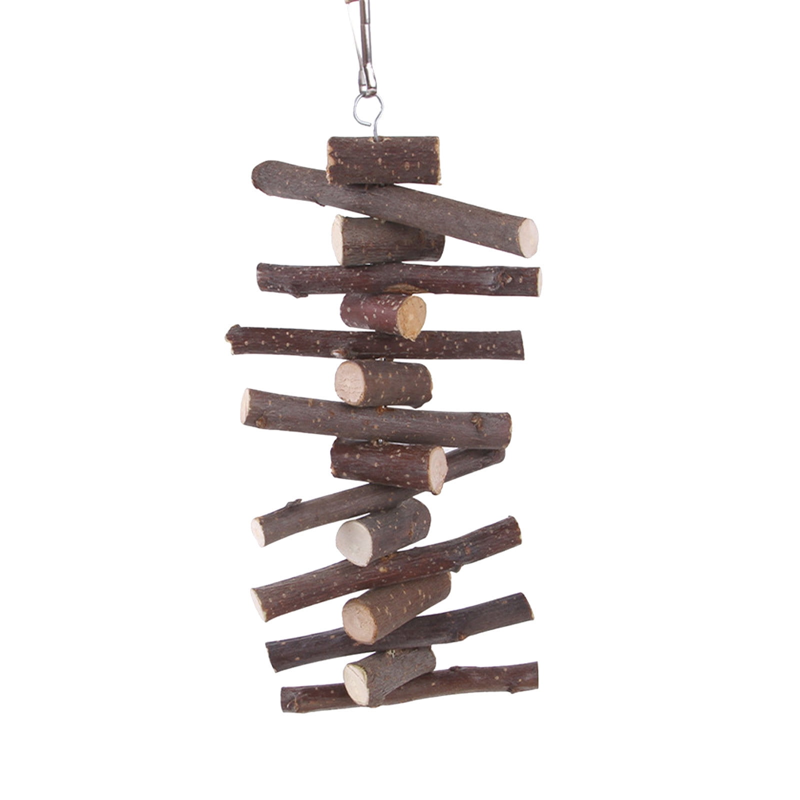 Chew Toys for Small Animals — Natural Wood Sticks Molar Rods for Rabbits Hamsters Gerbils Squirrels and More Organic Fruitwood Toys for Teething and Play, 9x21 cm, Brown