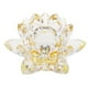 thumbnail image 1 of Pisapapeles artesanales Billuyoard de flor de loto de Cristal modelo amarillo, 1 of 1