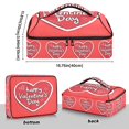 thumbnail image 3 of Iauyy Casserole Carrier for Hot Food Insulated Casserole Travel Carry Bag with Lid Food Warmer Bag for Party/Picnic,A-red, 3 of 7