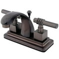 thumbnail image 2 of Kingston Brass KS4645QL 4 Inch Center Lavatory Faucet - Oil Rubbed Bronze, 2 of 2