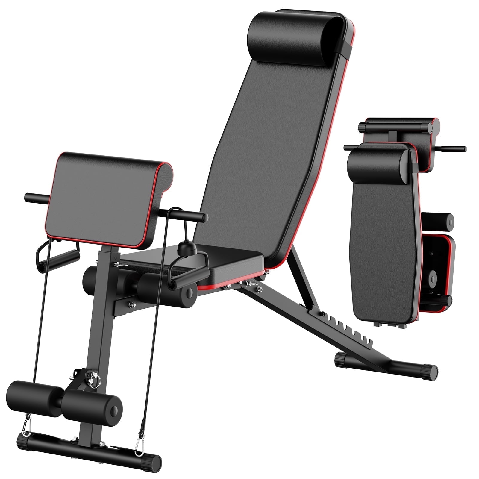 Adjustable Weight Bench Multifunctional Workout Bench for Full Body Exercise Home Gym with Accessories Ideal for Strength Training
