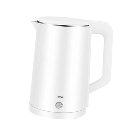CxRus Electric kettles [for household purposes], 1.7L Double Wall Stainless Steel Cool Touch, Water Boiler & Heater