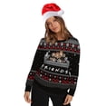 thumbnail image 3 of Suéter de Navidad feo con estampado 3D divertido, suéter Unisex de moda, suéter con capucha de manga larga, fiesta de Navidad divertida de otoño, 3 of 5