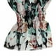 thumbnail image 4 of Gibobby Pantalones holgado Pantalones cortos peplum y de manga larga con cuello cuadrado de moda sin espalda sexy floral para mujer(Rosa, S), 4 of 5