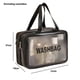 thumbnail image 2 of Bolso claro del maquillaje del bolso del maquillaje de la prenda impermeable del PVC Bolso claro grande de la organización del artículo de tocador del viaje, 2 of 5
