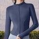 thumbnail image 5 of Chaqueta deportiva al aire libre para mujer, chaqueta para correr con orificio para el pulgar, informal, resistente al viento Profundo, 5 of 8
