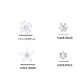 thumbnail image 3 of 20 mini horquillas con pedrería, 4 diseños florales, horquillas bonitas y brillantes, pequeñas horquillas para niñas, para bodas, fiestas y uso diario (3 colores), 3 of 4