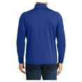 thumbnail image 2 of Mens Sport Wick Stretch 1/2 Zip Polyester/Spandex Pullover True Royal M, 2 of 7