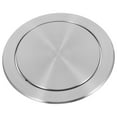 thumbnail image 3 of WRISTBIQUE Countertop Trash Can Lid Silver 430 Stainless Steel 1Set, 3 of 10