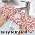 thumbnail image 6 of Kdxio Rose Gold Abstract Spots Pattern Non-Slip Diatom Mud Faucet Drain Pad,Self Absorbent Mat for Kitchen Sink for Variety Kitchen & Bathroom Countertops, 6 of 7