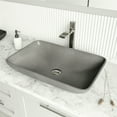 thumbnail image 6 of VIGO Lorca Gothic Gray Concreto Stone 22 in. L x 15 in. W x 5 in. H Rectangular Vessel Bathroom Sink, 6 of 8