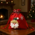 thumbnail image 6 of Coollooc Christmas Gifts Bags,Christmas Candy Bag, Cute Xmas Gifts Bags, Fabric Gifts Bags Drawstring, Christmas Tote Bags with Handles, Fabric Wrapping Gifts Bags(A), 6 of 7