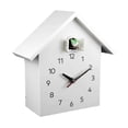 thumbnail image 1 of Grande Horloge Coucou, Horloge Coucou - Nichoir Blanc, Design Moderne Minimaliste_Perfect Gift, 1 of 2