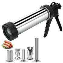 Gogcaro Large Capacity Jerky Gun Kits, Jerky Cannon, Stainless Steel Jerky Marker, Jerky Shooter, Meat Gun, Beef Deer Jerky Making Gun Kit, Gift for Women Men