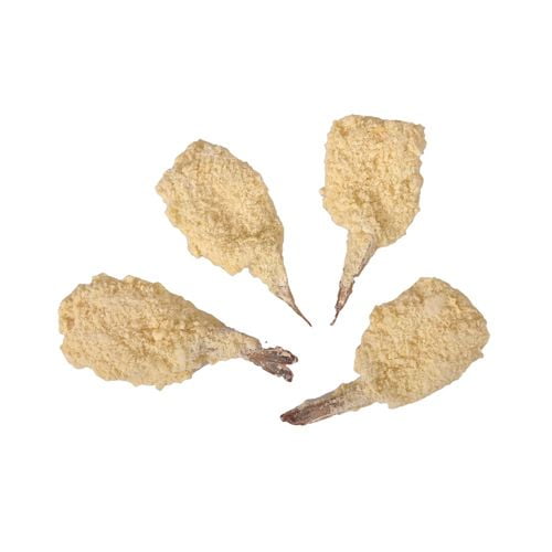 King and Prince Mrs.Fridays Breaded Fantail Shrimp - 16/20, 2.5 Pound 6 per case.