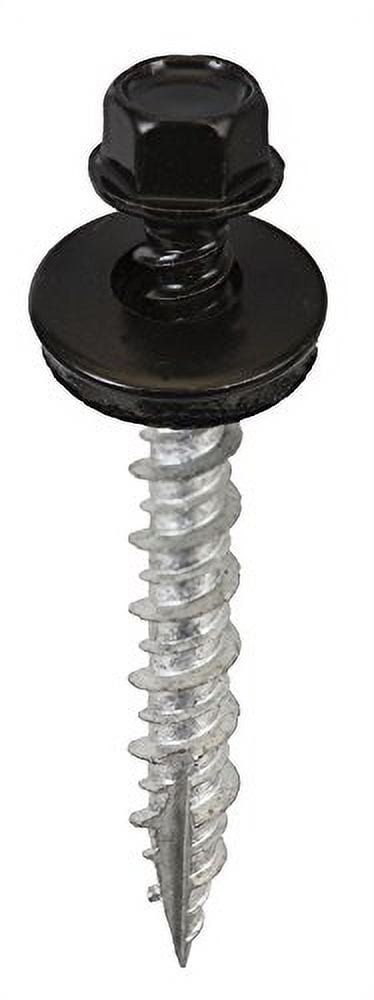 American Power Pull Acorn International Wood Screw Black Washered - #9 x 1.5 In, 250 Count — Construction & DIY Use, Standard Hardware Spec