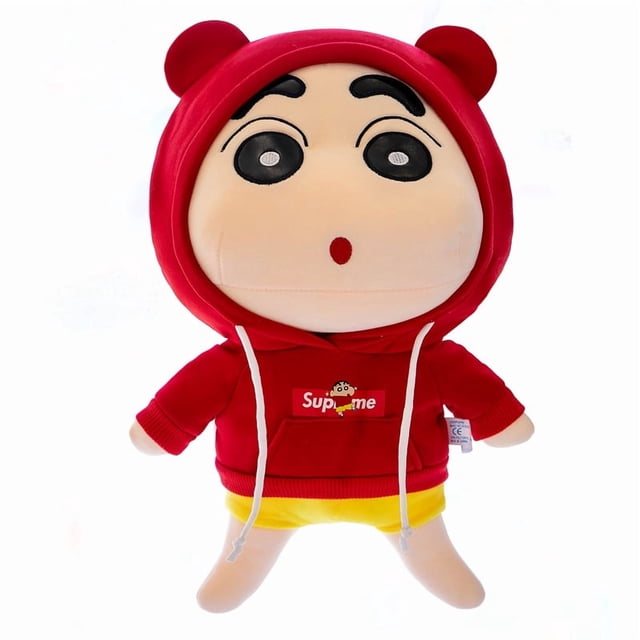 Lápices de colores Shin Chan Anime para muñecas de peluche, 26 cm