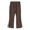 Coffee, variant on Girls Pants Girls Corduroy Flared Leg Trousers with Side Slits for Toddler Kids Comfortable Casual Warm Winter Wide Leg Pants 4-5 Years