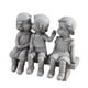 thumbnail image 4 of Estatua decorativa de jardín, figura en miniatura, arte artesanal, adorno decorativo para exteriores, estatua de niños para patio, porche y, 4 of 9